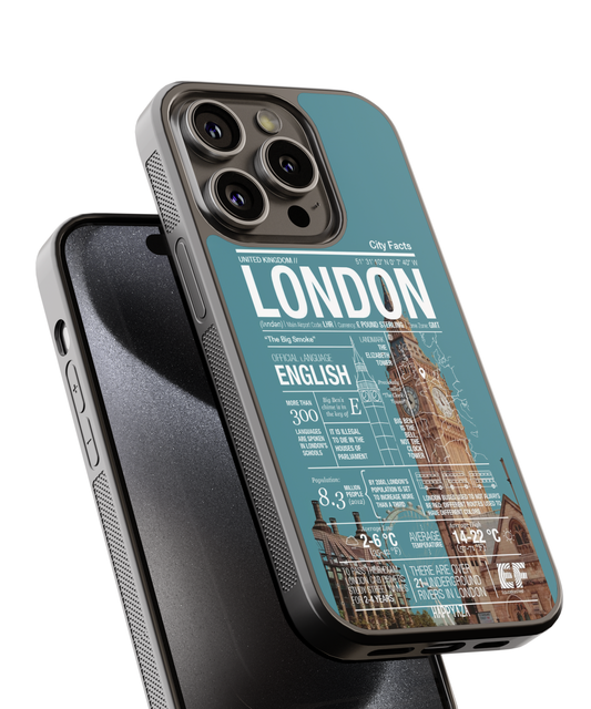 London City Facts Designer Phone Case