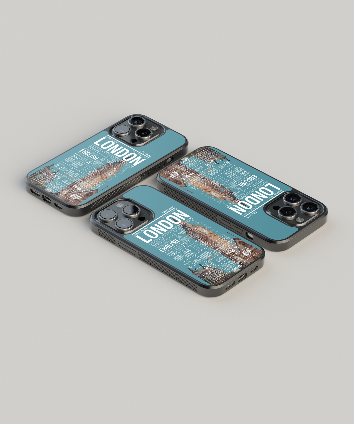 London City Facts Designer Phone Case