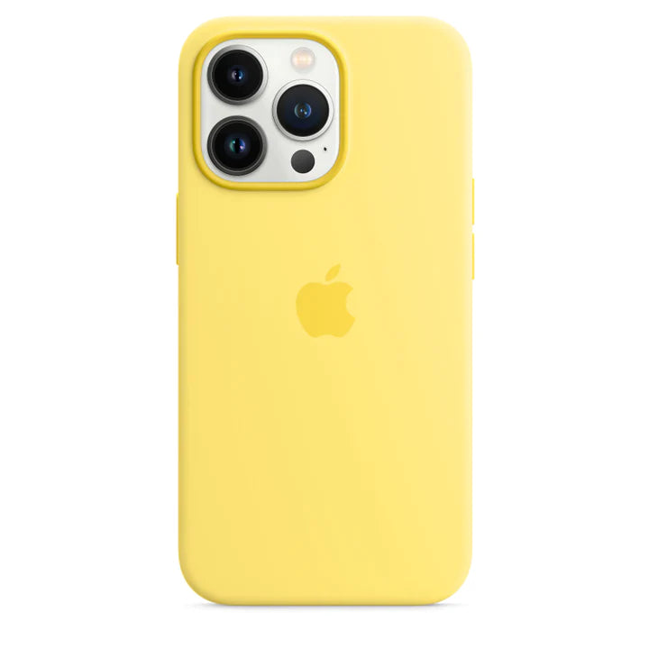 iPhone Original Liquid Silicone Phone Case ( light Yellow)