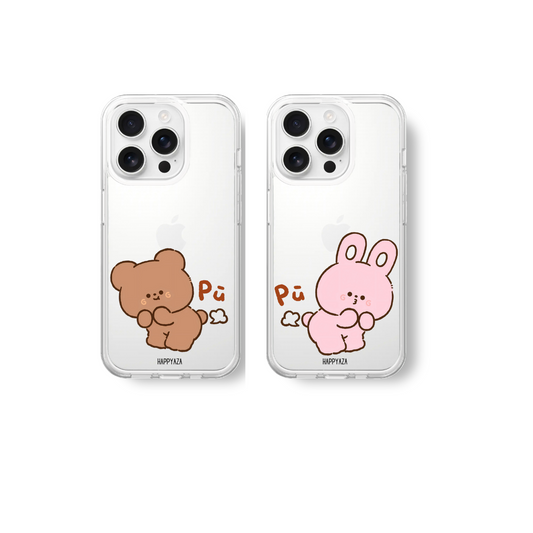 Little Bear Couple silicone phone case