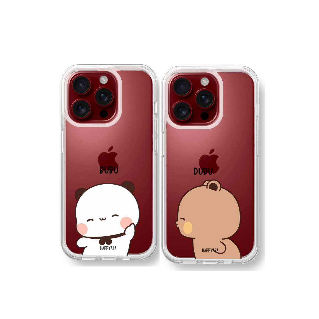 Adorable Couple silicone phone case