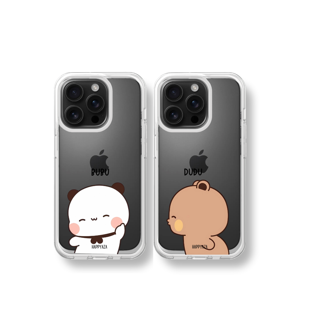 Adorable Couple silicone phone case