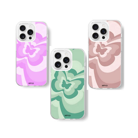 Swirl Butterfly Soft Silicone Phone Case