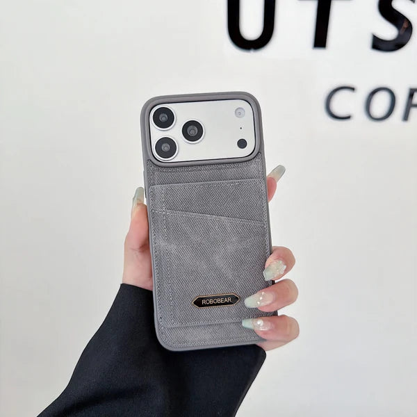 ROBO BEAR Metro Matte Leather Phone Case