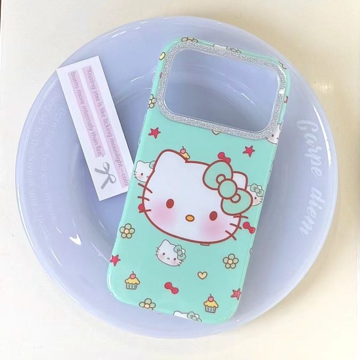 Hello Mint Kitty Phone Case