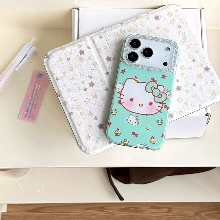 Hello Mint Kitty Phone Case