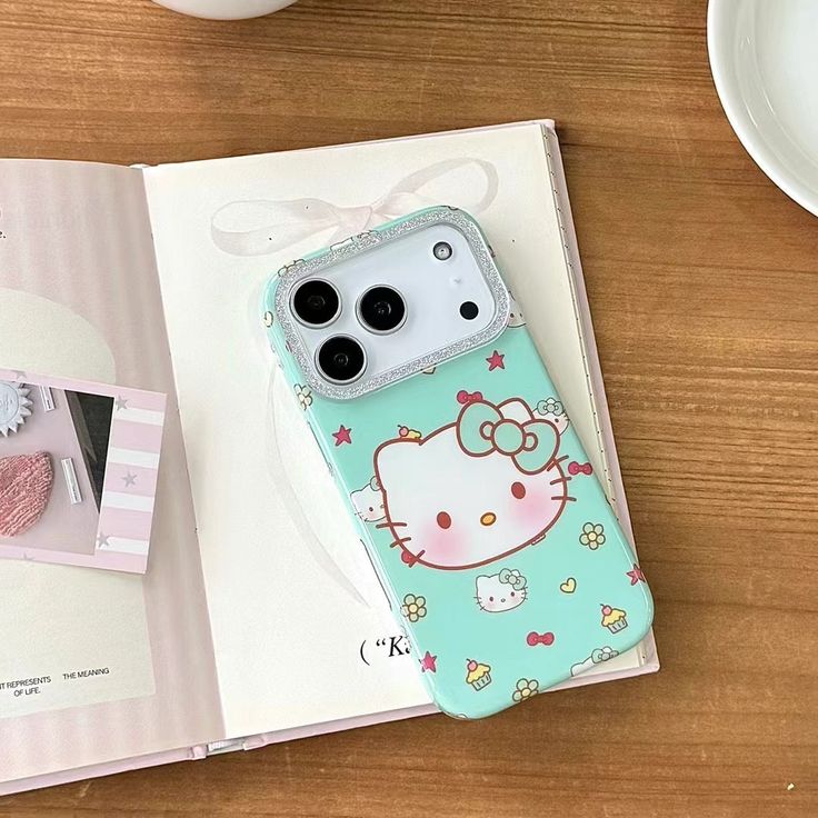 Hello Mint Kitty Phone Case
