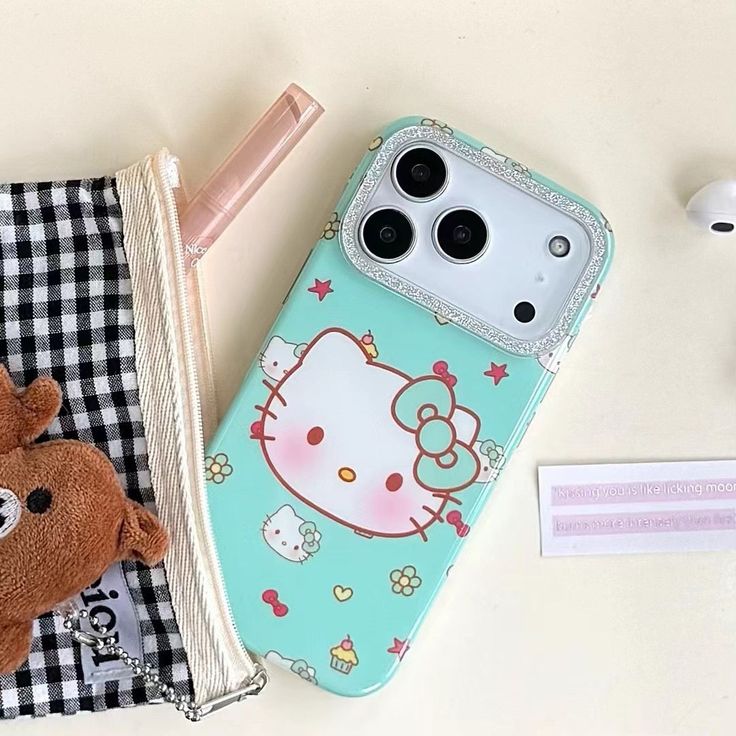 Hello Mint Kitty Phone Case