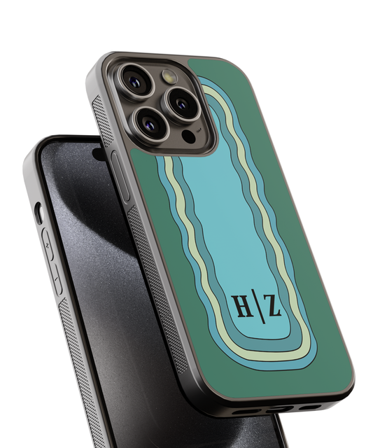 Customised Letter Wave Designer Phone  Case