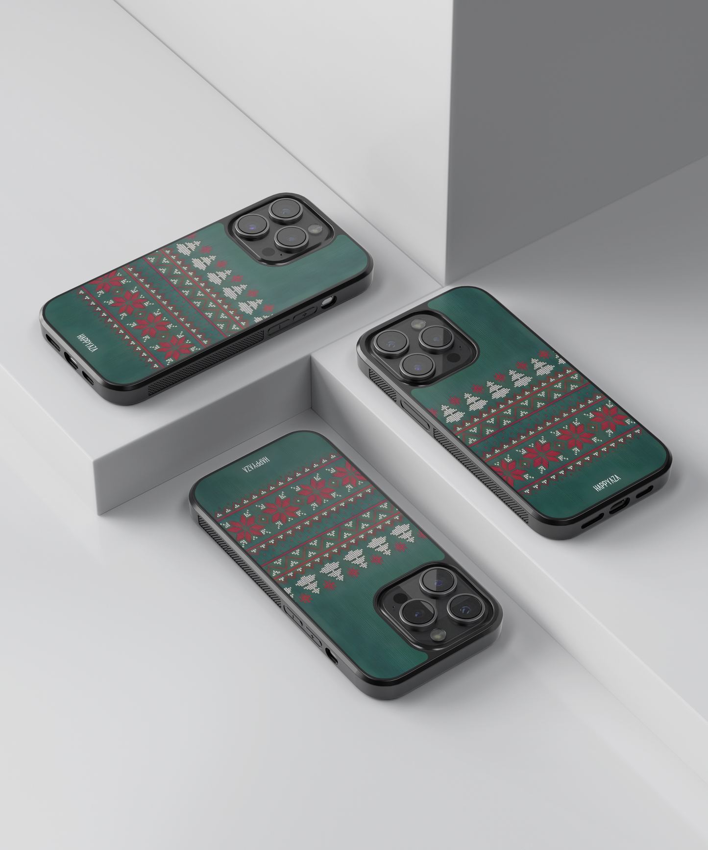 Nordic Christmas Knit Designer Phone Case