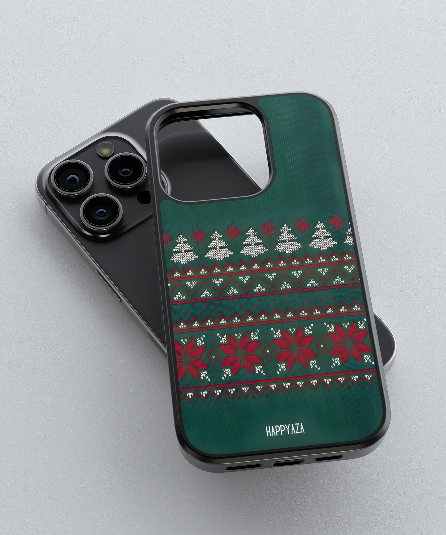 Nordic Christmas Knit Designer Phone Case