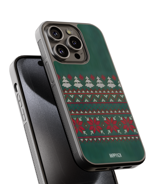 Nordic Christmas Knit Designer Phone Case