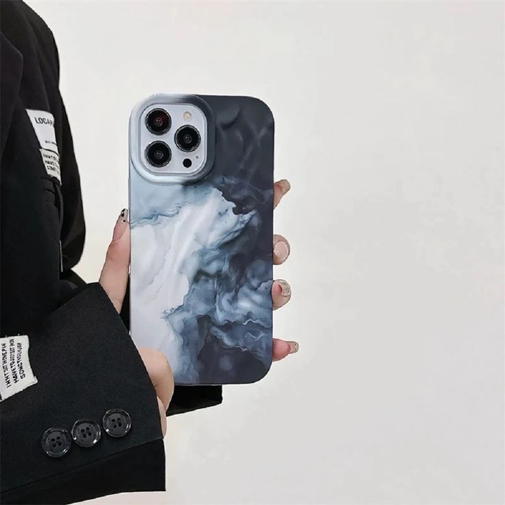 Multi Color Wavy Texture  For iPhone Case
