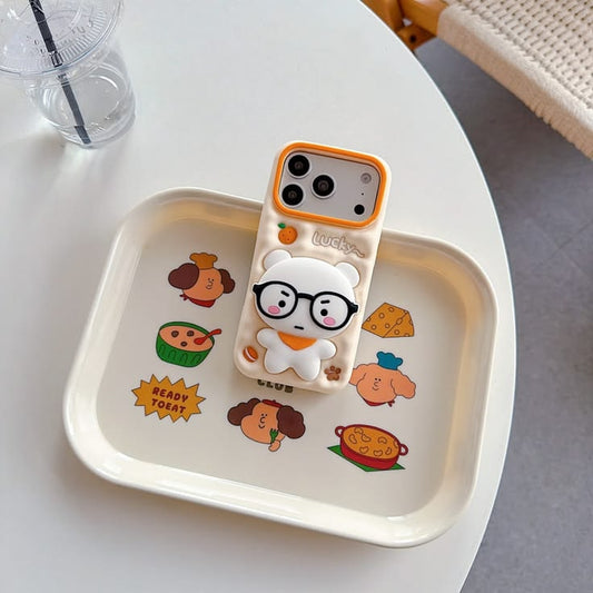 Peachy Bear Grip Phone Case