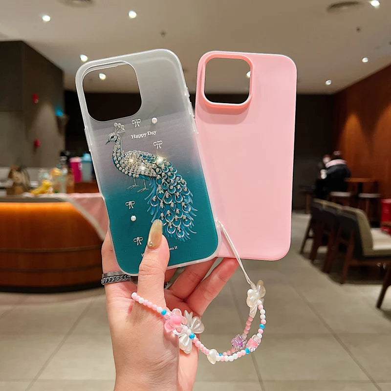 Peacock Glam Phone Case