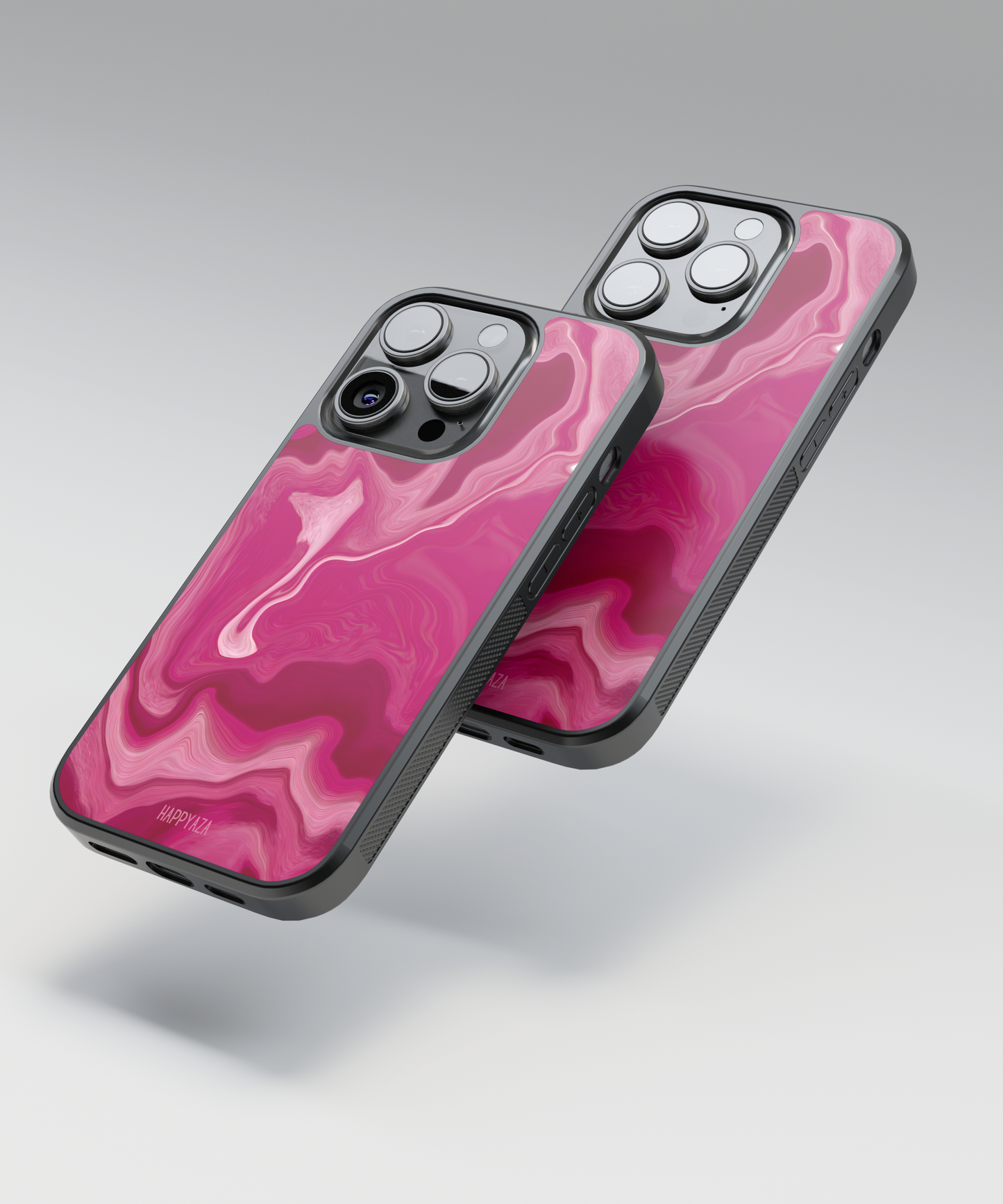 Pink Drift Waves Designer Phone Case