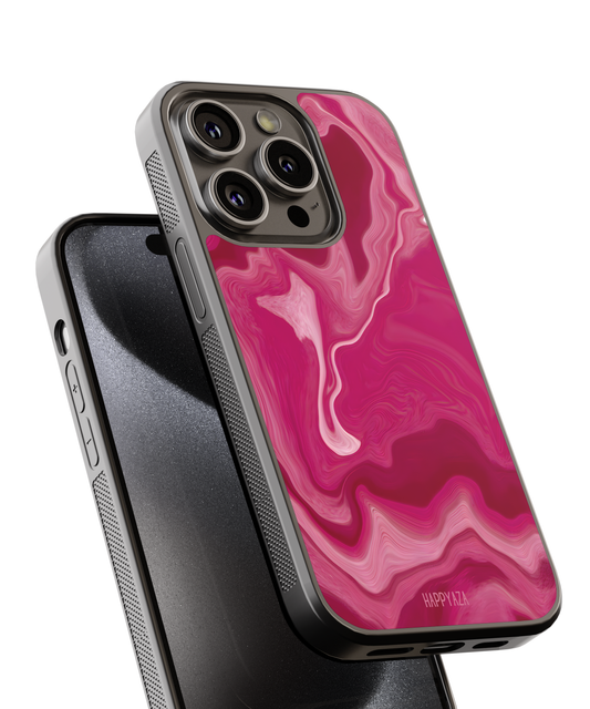 Pink Drift Waves Designer Phone Case