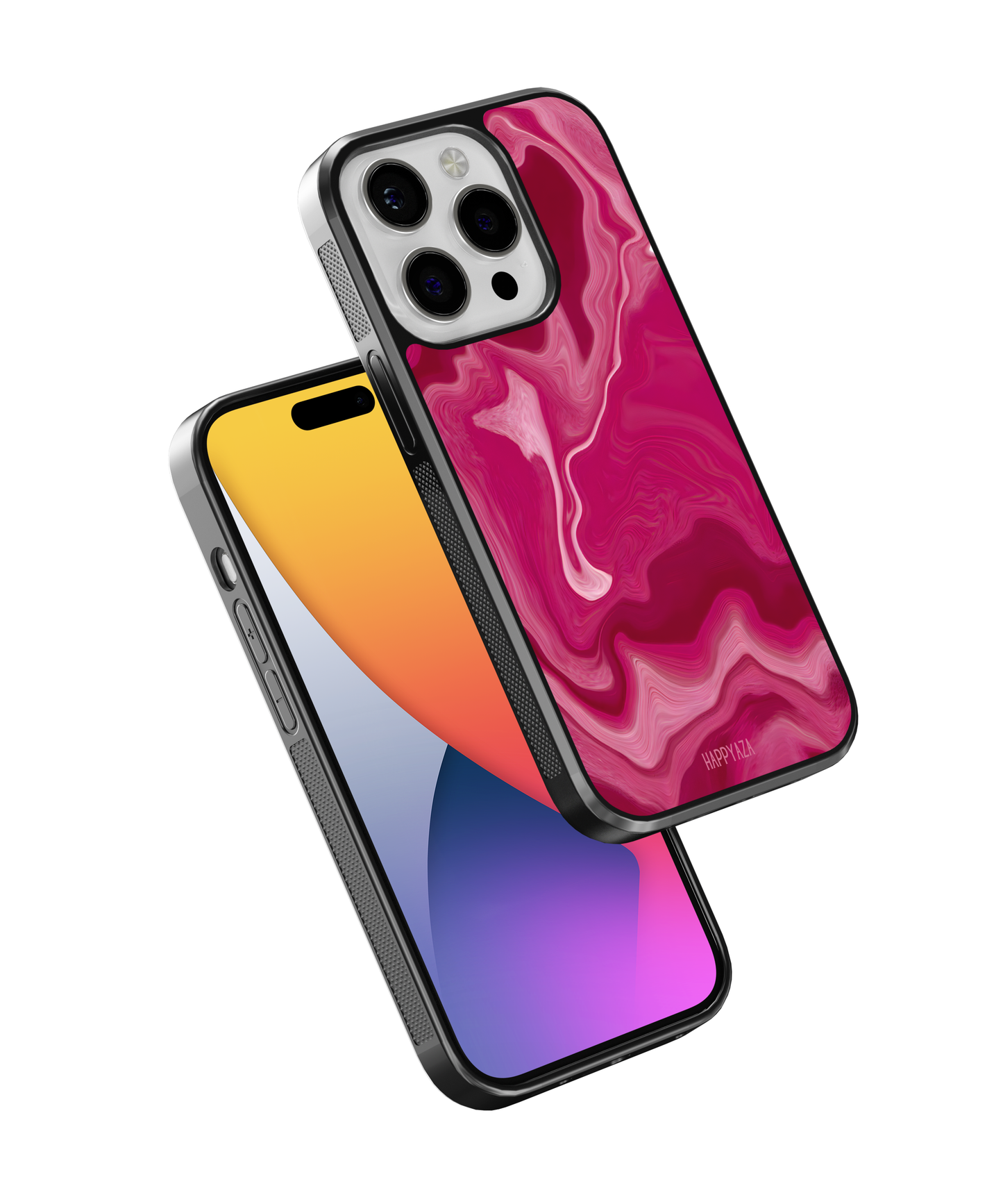Pink Drift Waves Designer Phone Case