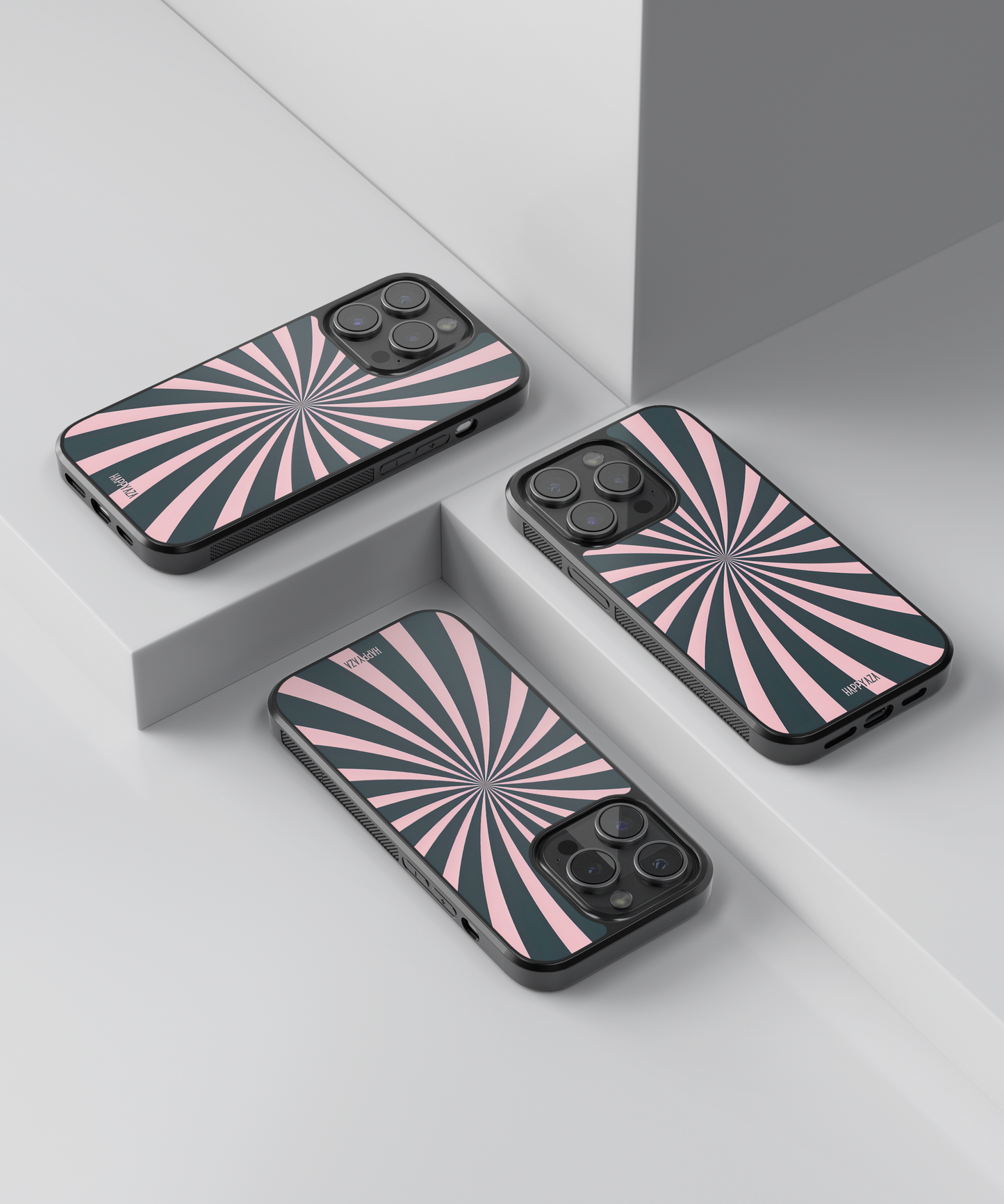 Pink Vortex Designer Phone Case