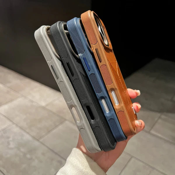 Prestige Leather Shield Phone Case