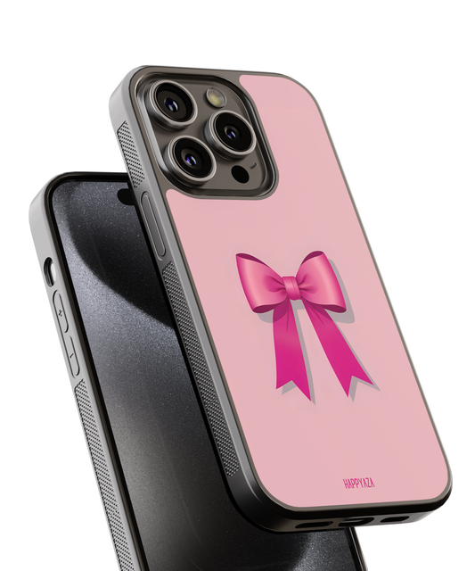 Pretty in Pink Bow Designer Phone Case