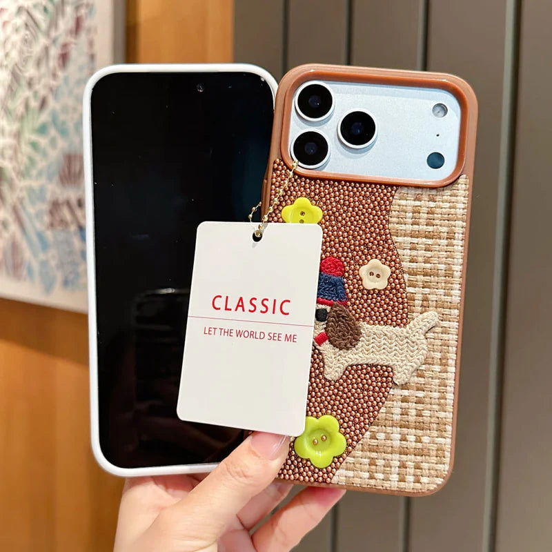 Puppy Bloom Phone Case