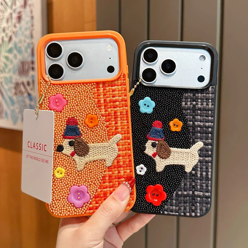 Puppy Bloom Phone Case