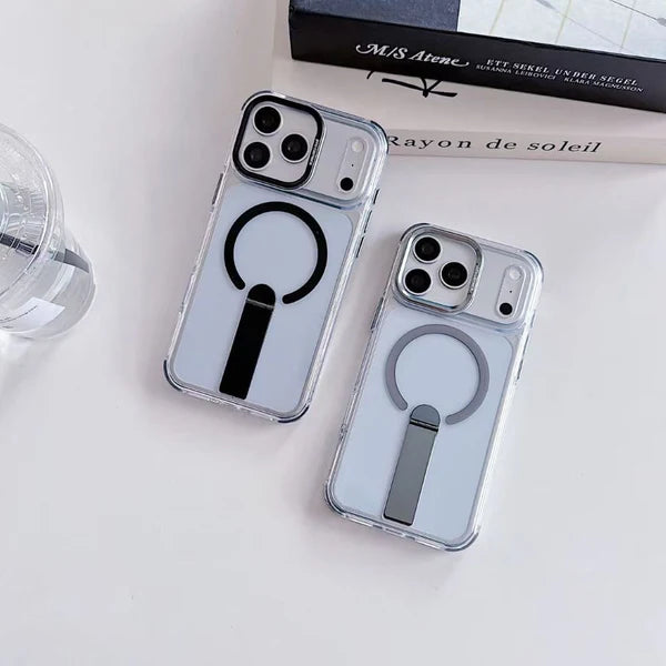 Pure Shield Magnetic Kickstand Phone Case
