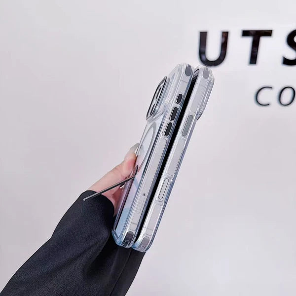 Pure Shield Magnetic Kickstand Phone Case