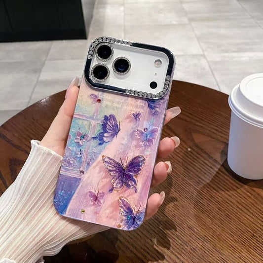 Amethyst Butterfly Dreams Phone Case with Camera Lens Protection