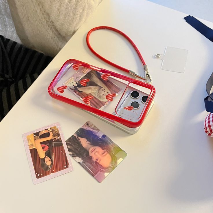 Forever Yours Heart Phone Case With Charm Strap