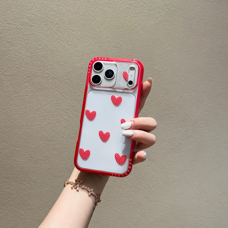 Forever Yours Heart Phone Case With Charm Strap
