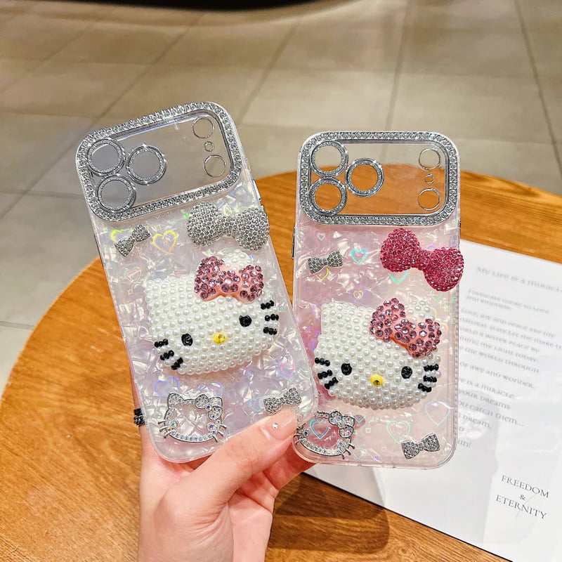 Rosy Glam Kitty Phone Case