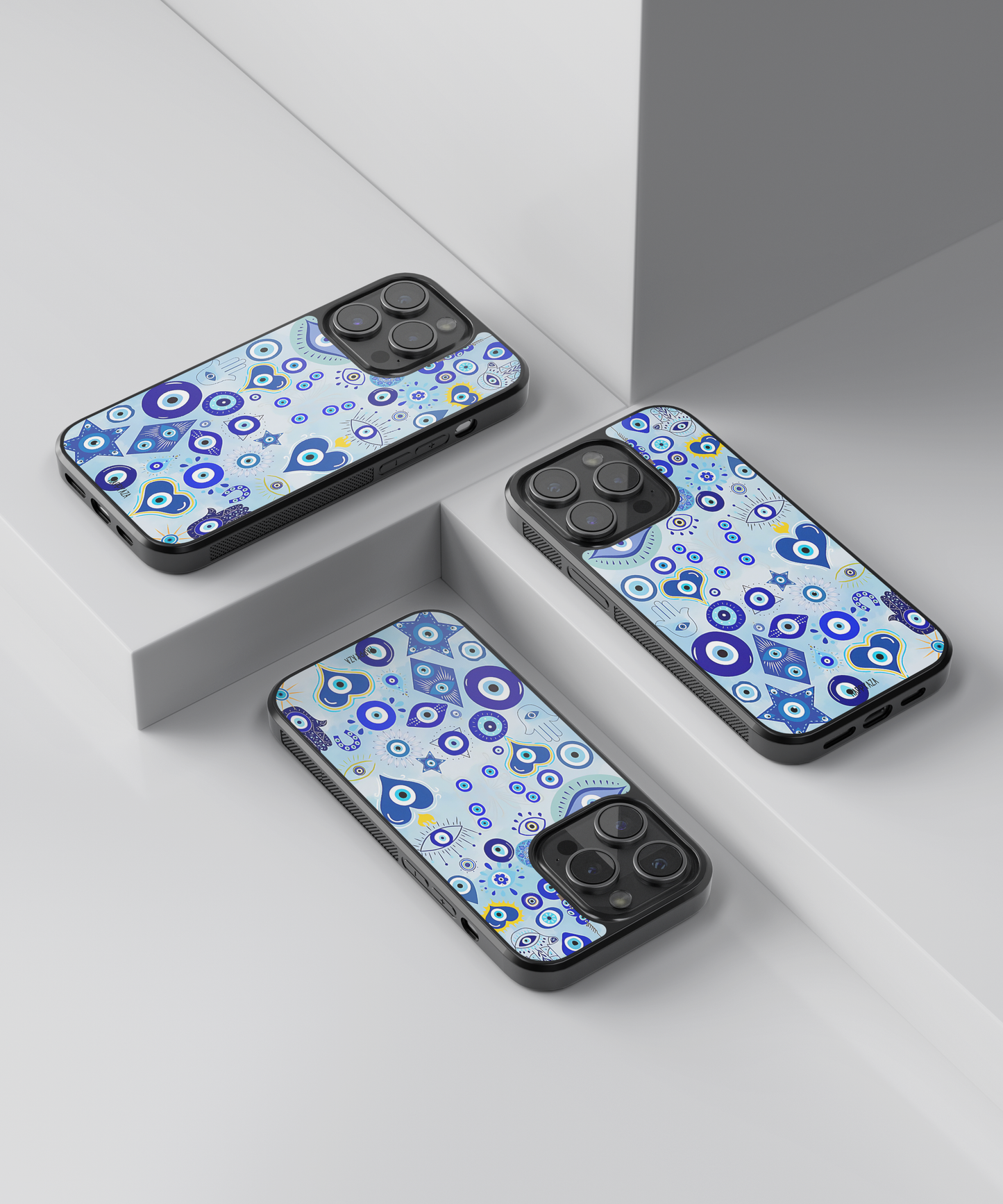 Seamless pattern with Nazar amulet Designer Phone Case