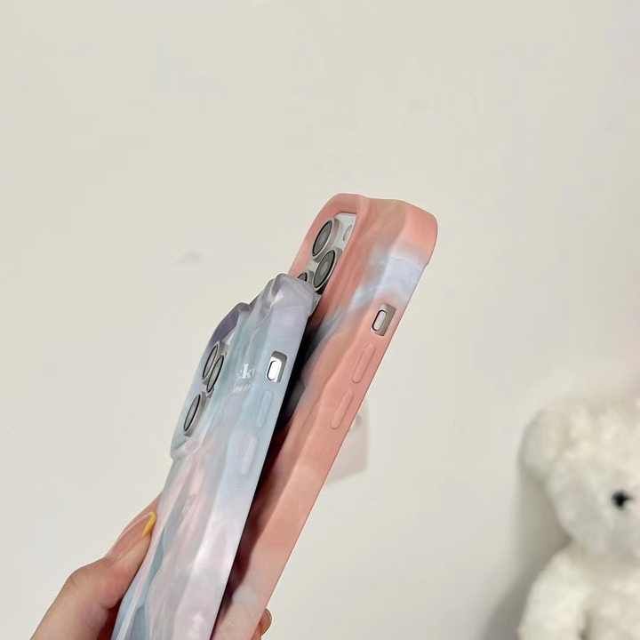 Multi Color Wavy Texture  For iPhone Case