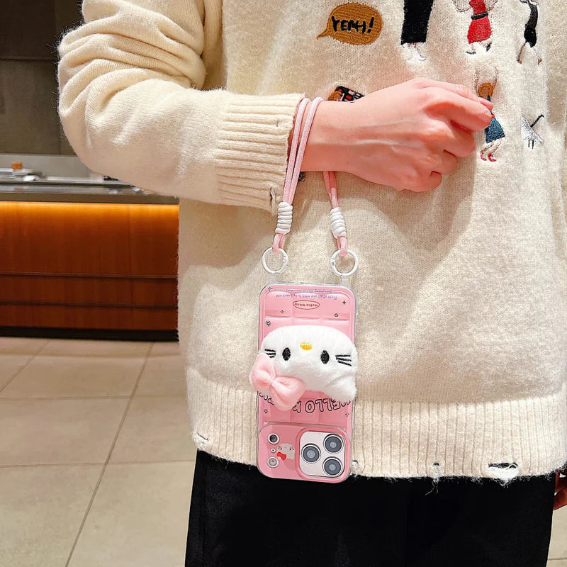 Shimmer Kitty Mirror Guard Phone Case