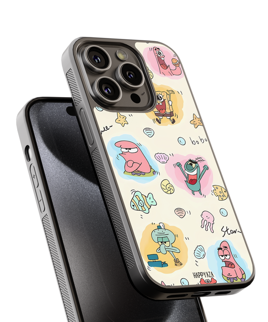 SpongePop Parade Designer Phone Case