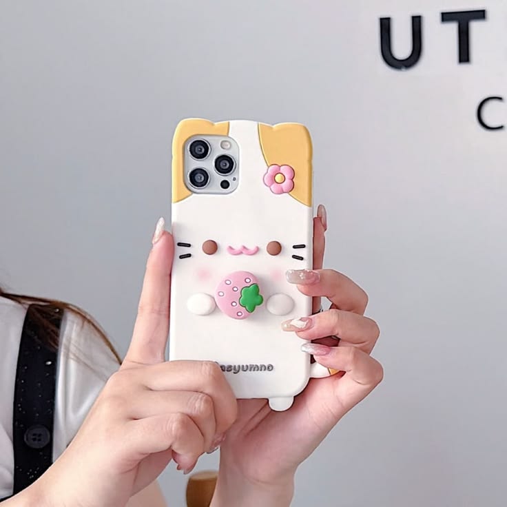 Strawberry Paws Phone Case