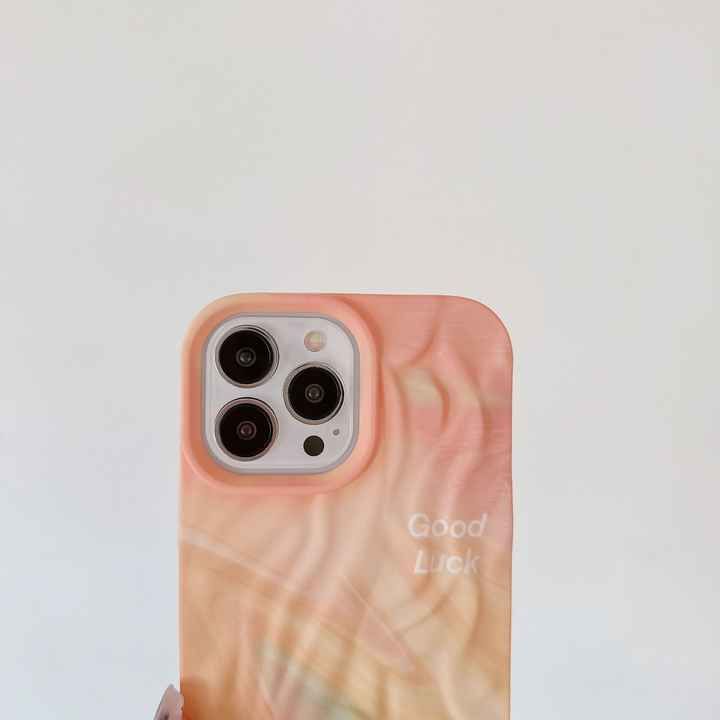 Multi Color Wavy Texture  For iPhone Case