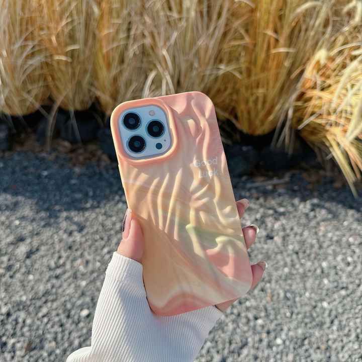 Multi Color Wavy Texture  For iPhone Case