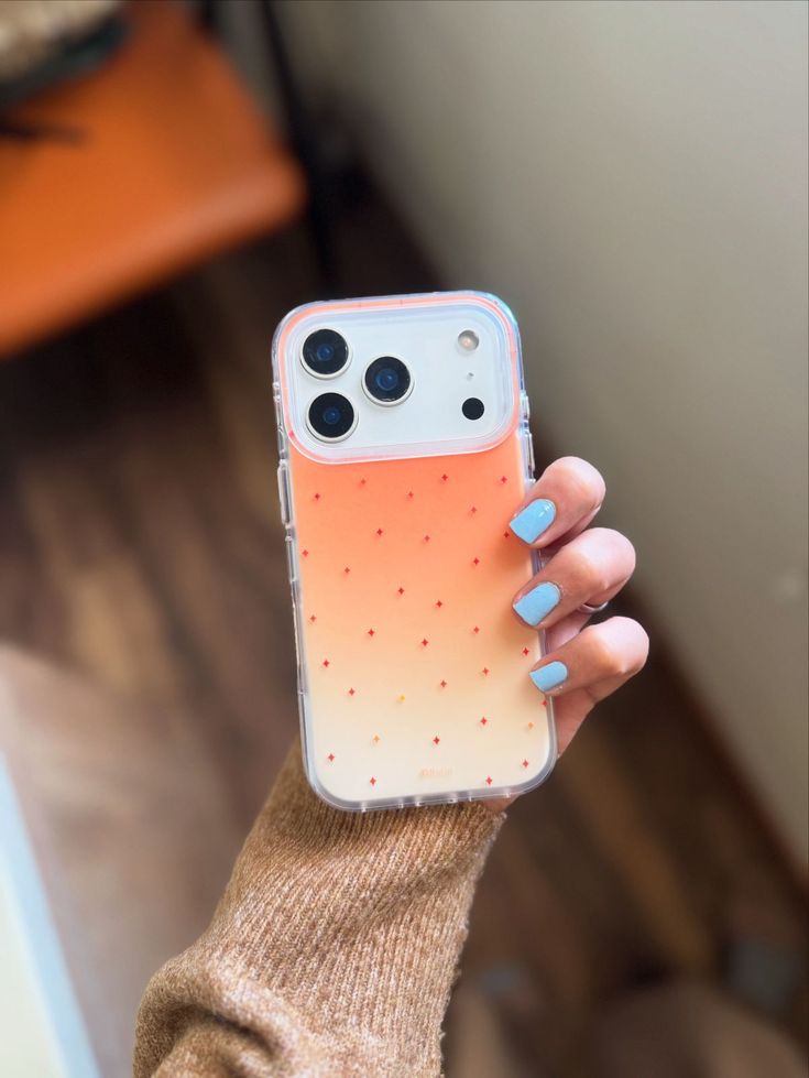 Sunset Gradient Soft Minimal Star Design Phone Case