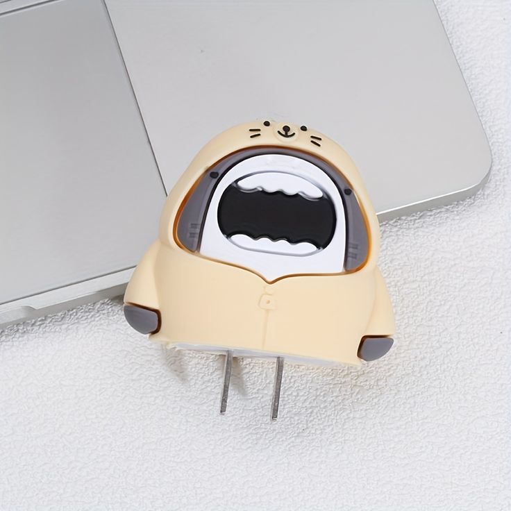 Cute Cartoon Series Fast Charger Protector for iPhone (Shark)