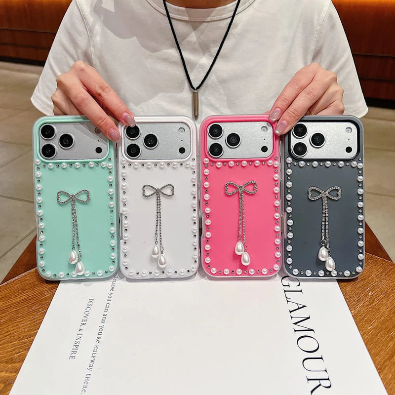 Sweet Pearl Ribbon Phone Case