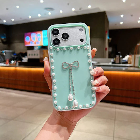Sweet Pearl Ribbon Phone Case
