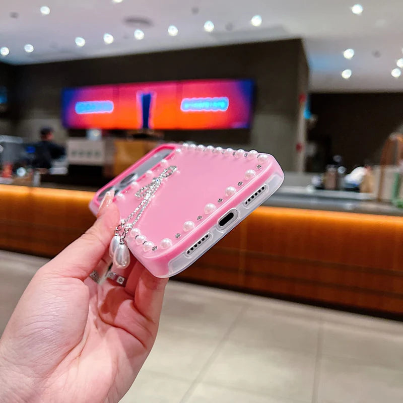 Sweet Pearl Ribbon Phone Case