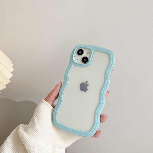 Curly Aesthetic Wave Phone Case For iPhone