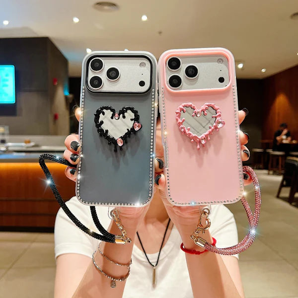Sweetheart Sparkle Mirror Phone Case
