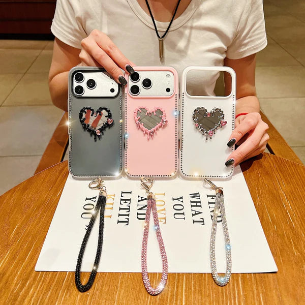 Sweetheart Sparkle Mirror Phone Case