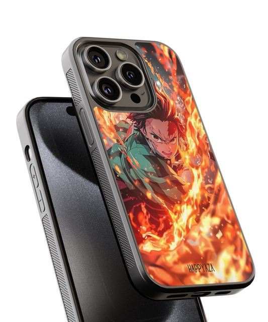 Tanjiro Fire Sword Designer  Phone  Case