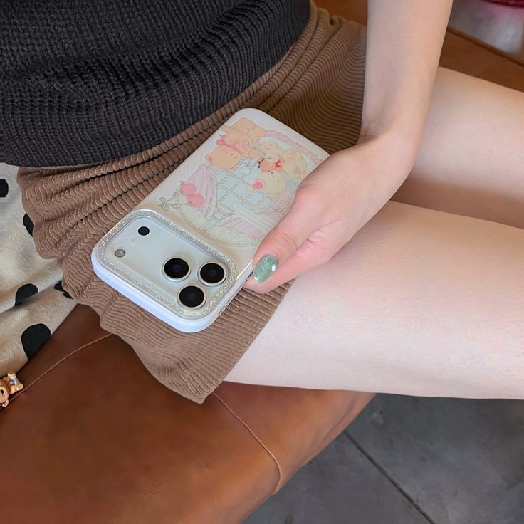Pastel Teddy Bear Aesthetic Silicone Phone Case